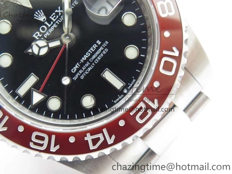 (Correct BP 1:1 Best Black GMT-Master Maker BLRO Hand A3285 Bracelet Dial 904L Stack) 904L 126710 II On Edition Oyster 0103